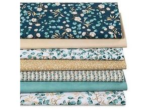 4058896290520 - Patchwork- und Quiltpaket Eucalyptus & Cotton mint petrol