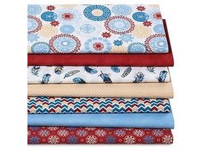 4058896290605 - Patchwork- und Quiltpaket Mandala bordeaux blau