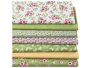 4058896295693 - Patchwork- und Quiltpaket Rosen rosa kiwi