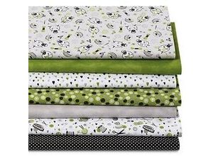 4058896301707 - Patchwork- und Quiltpaket Woll-Schafe grün grau