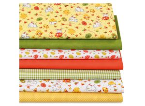 4058896302759 - Patchwork- und Quiltpaket Osterhase & Küken gelb-color