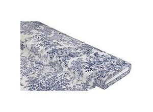 4058896306511 - Dekostoff Toile de Jouy Lorena offwhite blau