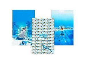 4058896307822 - Digital-Baumwolljersey-Coupon Goldfisch & Hai bunt