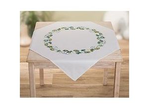 4058896316527 - Stickmitteldecke Ginkgo