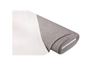 4058896318538 - Alpenfleece Bicolor grau-melange weiß