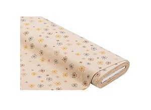 4058896323761 - Baumwoll-Crêpe Pusteblume beige-color