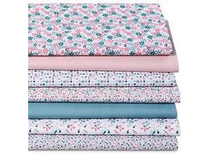 4058896332046 - Patchwork- und Quiltpaket Mille Fleurs mint blush