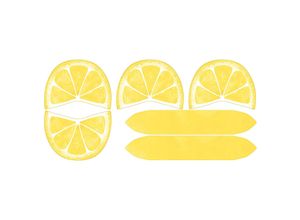 4058896335764 - Canvas-Coupon Zitronen gelb