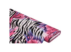 4058896341727 - Crêpe Blumen-Zebra pink lila