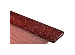 4058896341864 - Organza Sterne rot gold