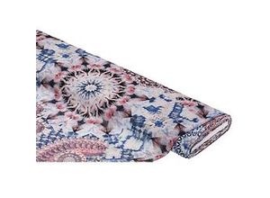 4058896344490 - Chiffon Ornamente Batik blau rosa