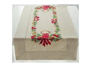 4058896344667 - Stickläufer  Adventskranz 4058896344667 - Stickläufer  Adventskranz