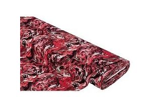 4058896344995 - Crinkle-Blusenstoff Batik mit Viskose rot-color