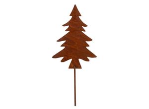 4058896345107 - Rost-Baum aus Metall braun 25 cm