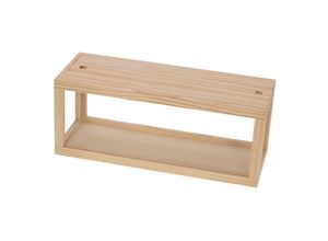 4058896345565 - Holz-Box mit Acrylglasscheiben 40 x 15 x 16 cm