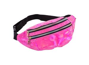 4058896349198 - Bauchtasche Holo pink