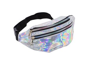 4058896349235 - Bauchtasche Holo silber