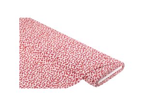 4058896353980 - Viskose-Blusenstoff   Javanaise Mini-Blümchen rot-color