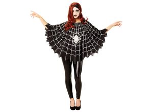 4058896355700 - Poncho Spinne schwarz