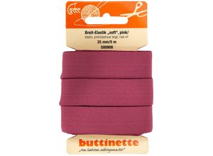 4058896356653 - Gummiband Breit-Elastik soft pink Breite 25 mm Länge 5 m