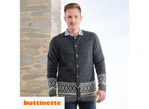 4058896364801 - Strickanleitung – Jacquard-Cardigan aus Woll Butt Söckli