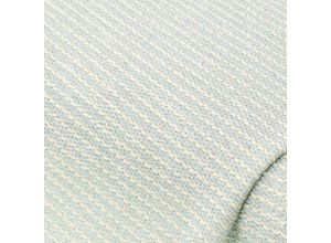 4058896370253 - Bouclé Streifen mit Glitzer eisblau-wollweiß