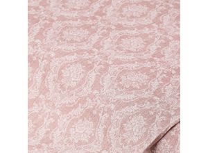 4058896373698 - Baumwoll-Trachtenstoff Blumenornamtente Digitaldruck rosé