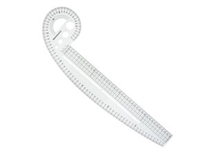 4058896375586 - Kurvenlineal in cm-Einheit Größe 52 x 165 cm
