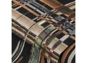 4058896377351 - Flanell   Blusenstoff Karo schwarz braun