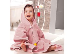 4058896379072 - Frottier-Poncho mauve 55 x 71 cm