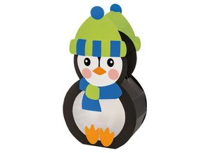 4058896380092 - Bastel-Set Laterne Pinguin – bereits vorgestanzt