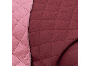 4058896381518 - Doubleface Steppmusselin beere altrosa