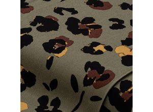 4058896383840 - Viskose-Twill Blumen olive-color