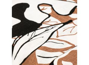 4058896387510 - Viskose-Leinen Blumen schwarz braun