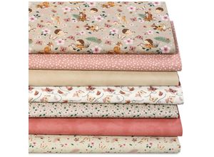 4058896391999 - Patchwork- und Quiltpaket Woodland Animals natur-color