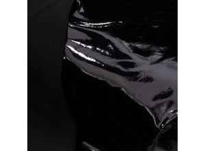 4058896393047 - Stretch-Lederimitat glänzend schwarz