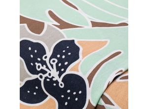 4058896395409 - Viskose-Leinen Blumen mint braun