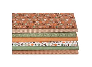 4058896395461 - Patchwork- und Quiltpaket Äpfel braun-color