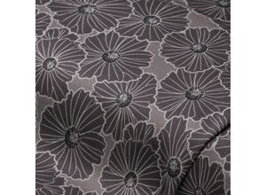 4058896396802 - Blusen-Satin Blumen grau-color