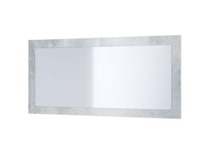 4058905032240 - Wandspiegel Rechteckiger Spiegel Lima V1 89 cm für Flur Garderobe Wohnzimmer - Beton Oxid Optik - Beton Oxid Optik