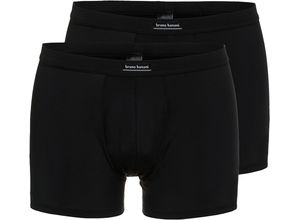 4058940146933 - bruno banani Micro Simply Pants 2er-Pack Softgummibund für Herren schwarz M