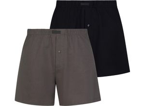 4058940293811 - bruno banani Boxershorts 2er-Pack Eingriff für Herren grau XL