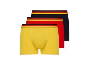 4058940307051 - bruno banani Golden Goal Pants kurz 3er-Pack Gummibund für Herren schwarz S