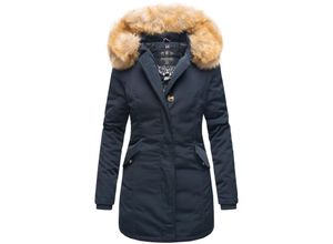 4059072095472 - MARIKOO Damen edler Wintermantel Parka mit Kunstfellkapuze Karmaa