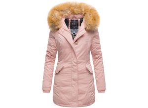 4059072095601 - MARIKOO Damen edler Wintermantel Parka mit Kunstfellkapuze Karmaa