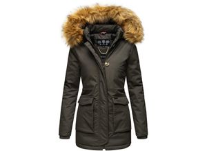 4059072123373 - NAVAHOO Damen Edler Wintermantel Parka mit edlem Fellimitat Schneeengel Princess