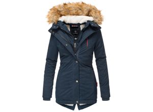 4059072150881 - MARIKOO Damen Edler Wintermantel Winterparka mit Kunstfellkapuze Akira