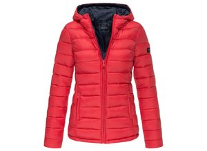 4059072316744 - MARIKOO Damen modische Steppjacke Übergangsjacke mit großer Kapuze Lucy