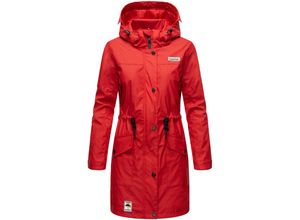 4059072342033 - NAVAHOO Damen Outdoorjacke modischer Outdoor Regenmantel Deike