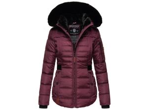 4059072407930 - NAVAHOO Damen edler Winterjacke Kurzmantel mit abnehmbarem Kunstfellkragen Melikaa